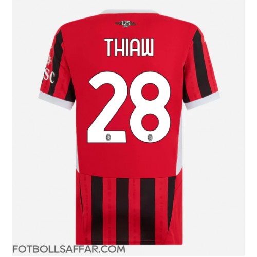 AC Milan Malick Thiaw #28 Hemmatröja Dam 2024-25 Kortärmad